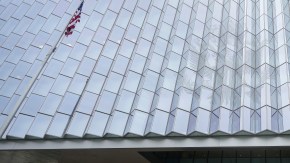Members of the media wait outside federal court, Wednesday, May 22, 2024, in Los Angeles. Hunter Biden's lawyers are pressing a judge to delay his federal tax trial set to begin next month in Los Angeles. (AP Photo/Damian Dovarganes)